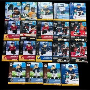 19 New Sealed OYO Sports Mini Figurines Hockey Football Baseball